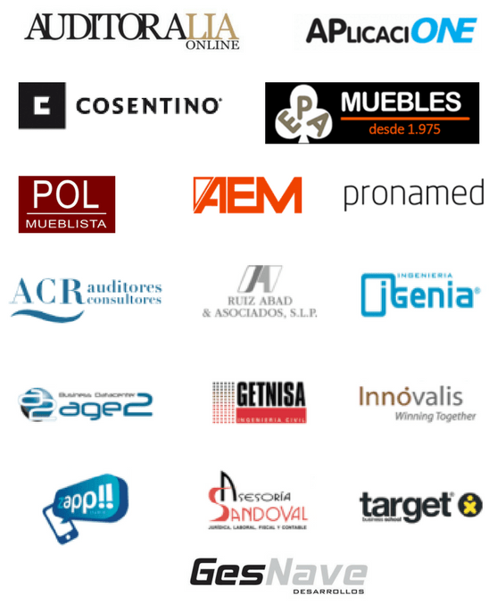 Logos clientes ofimad Madrid